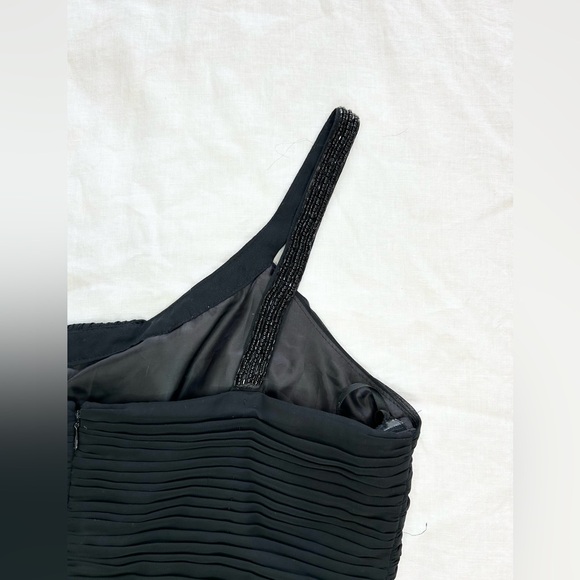 Calvin Klein One Shoulder Beaded Strap Dress Formal Prom Wedding Guest - Picture 12 of 13